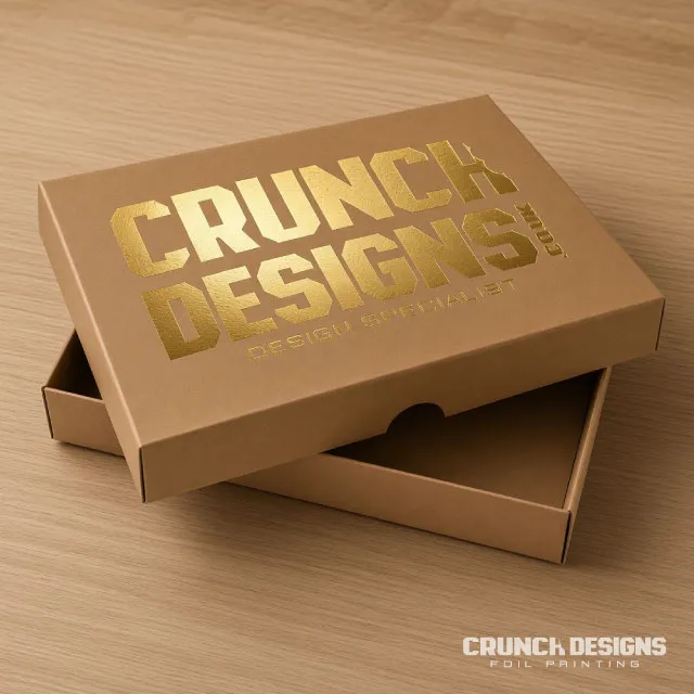 box gold foil printing