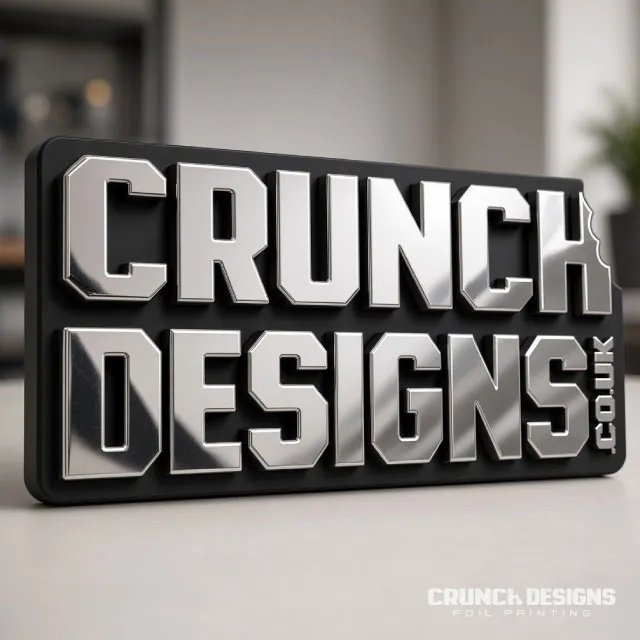 Moulded plaque foil printing