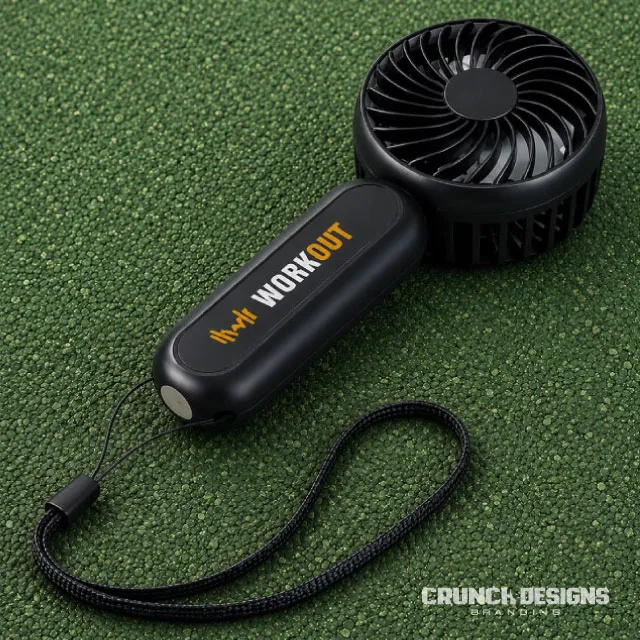 Branded promotional fan