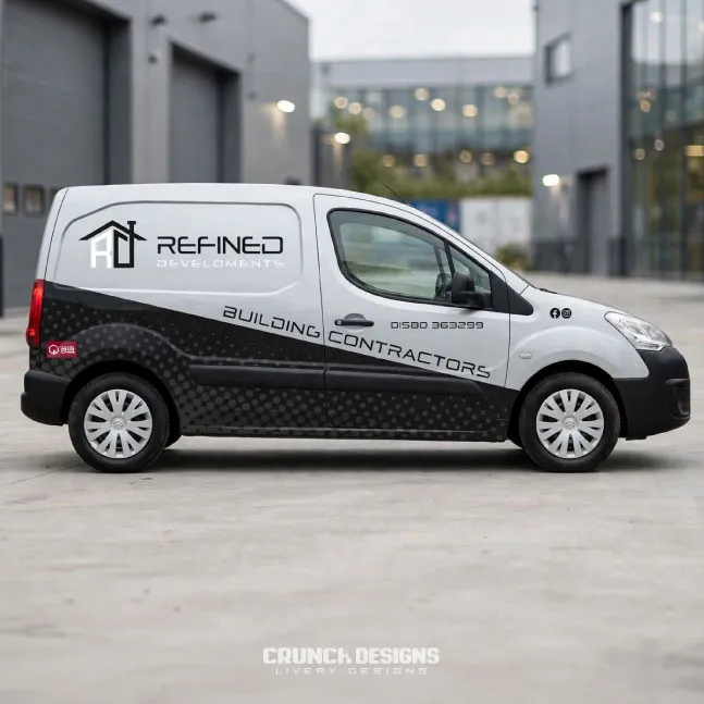 Citroen Berlingo bespoke business van livery design
