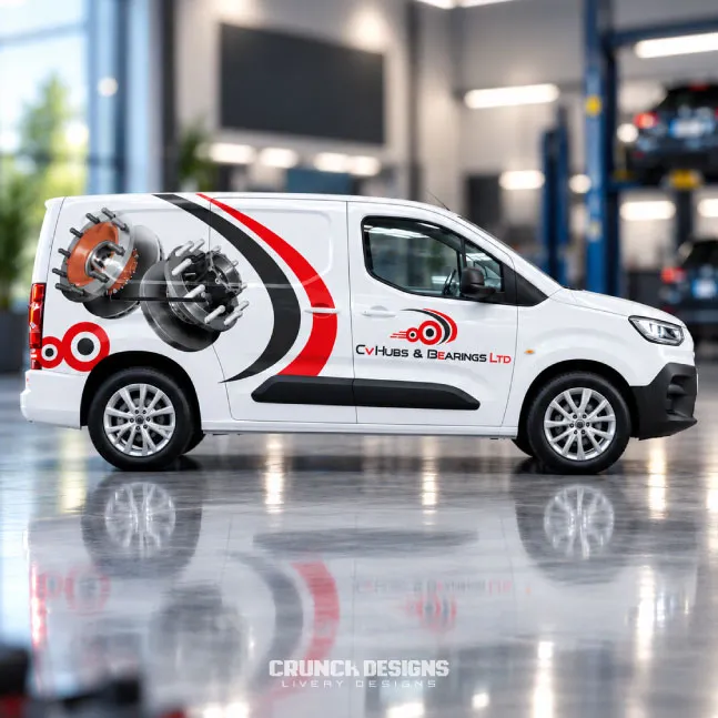 Fiat doblo bespoke business van livery design