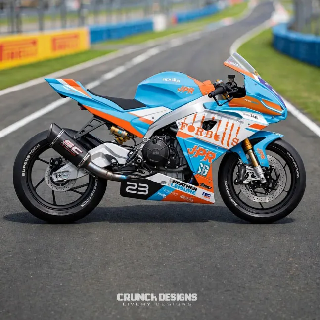 Custom aprilia rs660 livery design