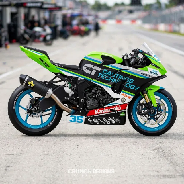 Bespoke kawasaki zx636 livery design