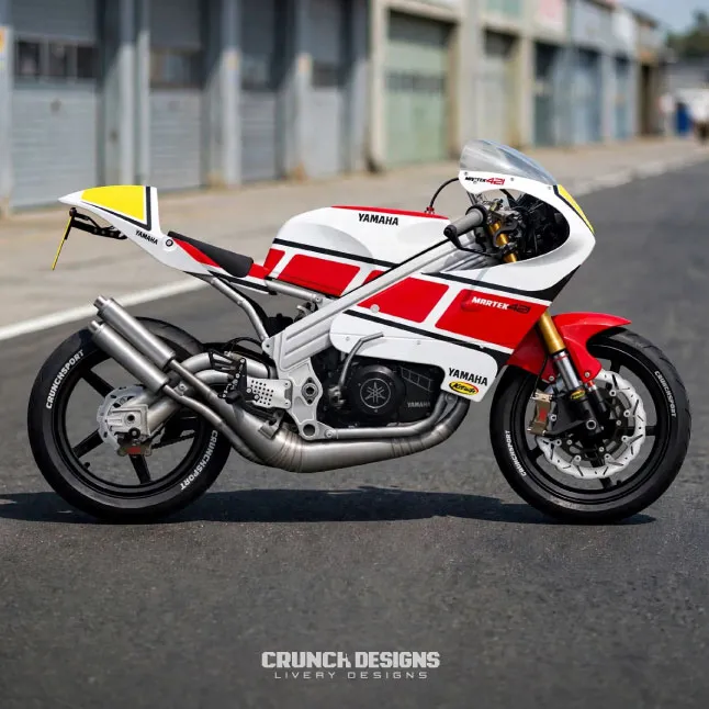 Custom yamaha 421 martek livery design