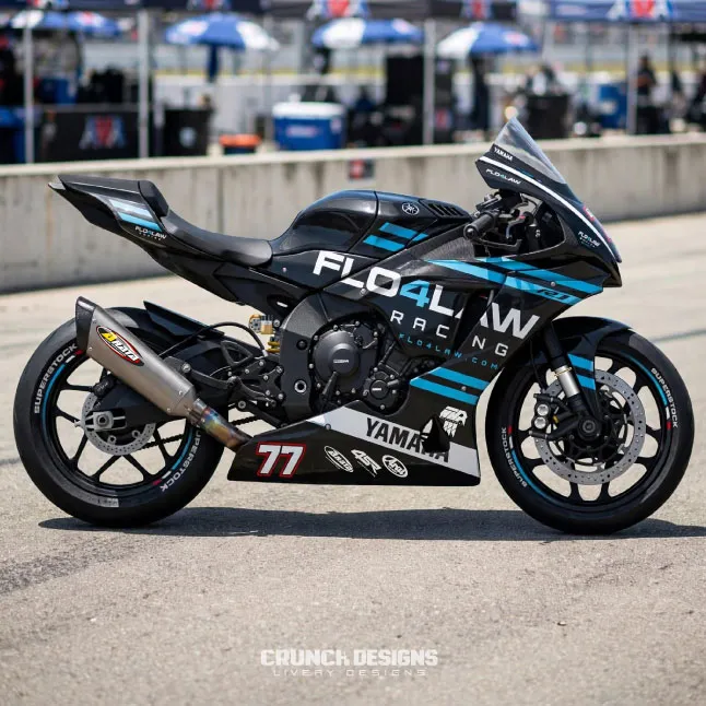 Bespoke Flow4Law yamaha r1 livery design