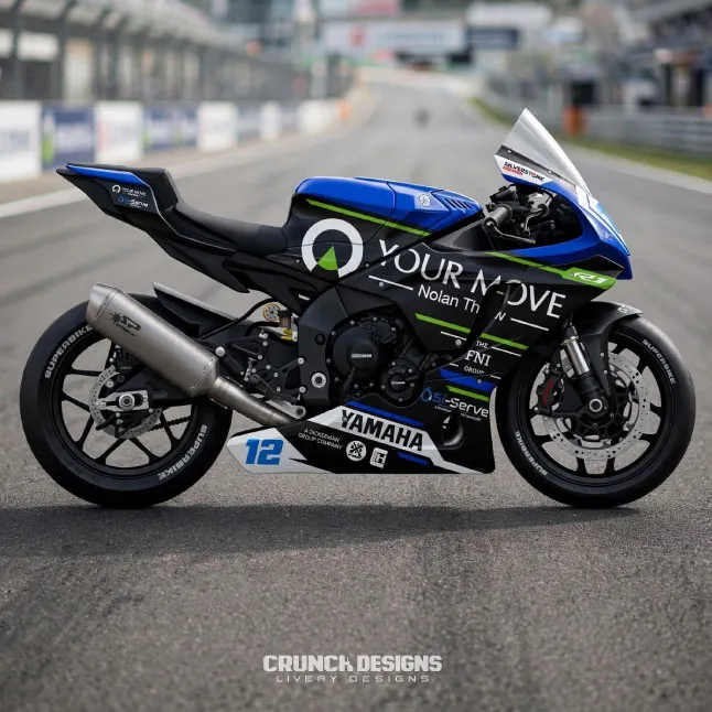 Bespoke yamaha r1 livery design