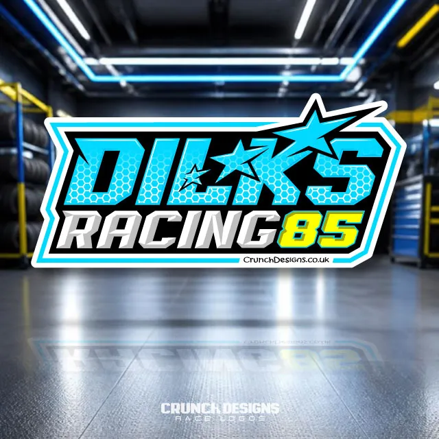 Custom motorsport race team logo