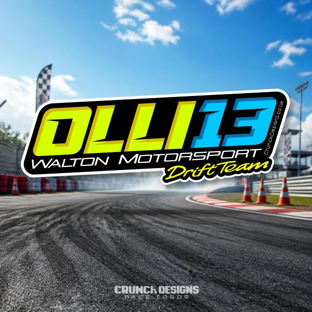 Bespoke drift race team logo design