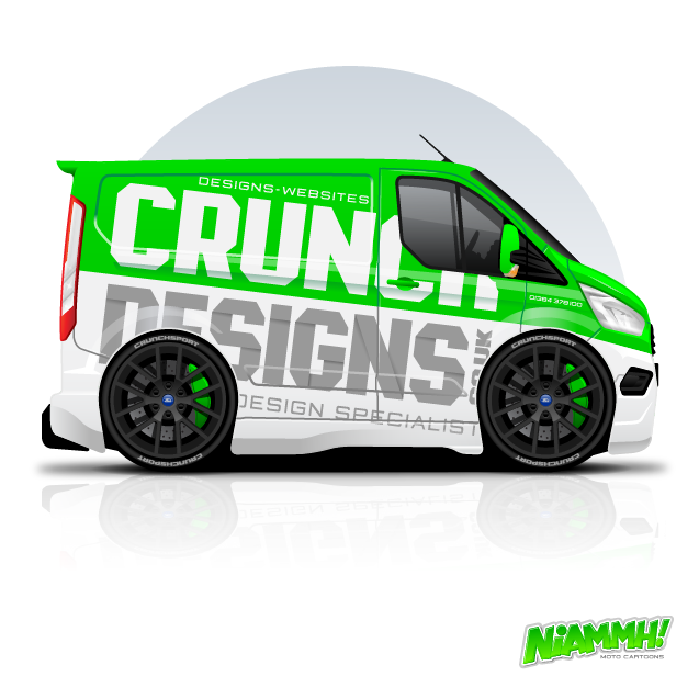 Niammh Motorcycle, Van and Car Caricatures 5