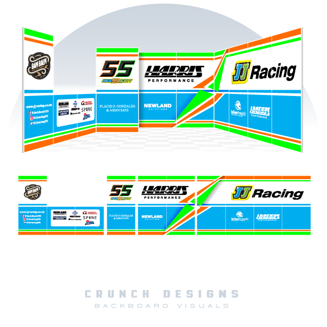 Paddock, Garage and Workshop Backboard Livery Designs 2