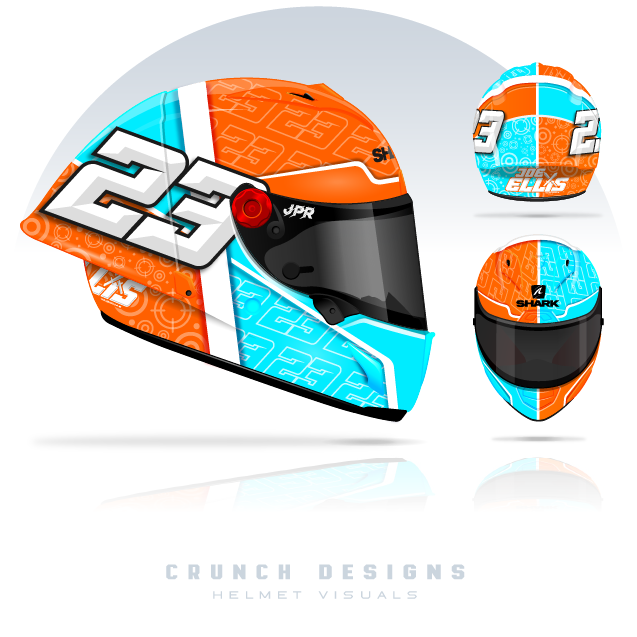 Race Motorsport Helmet Livery Designs 4