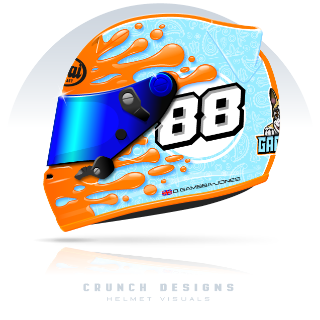 Race Motorsport Helmet Livery Designs 1