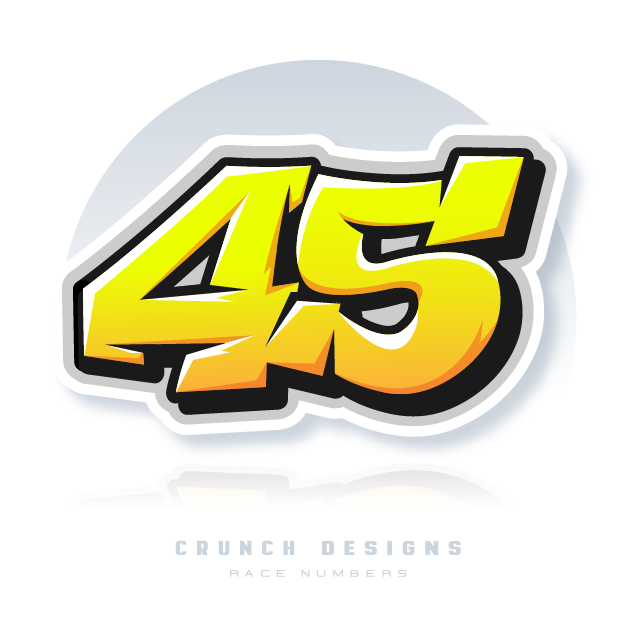 Race Number Designs 3