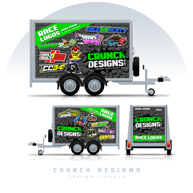 Race Car, Trailer and Team Van Livery Designs 7